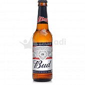 Пиво BUD 0,33л безалкогольное ст/б
