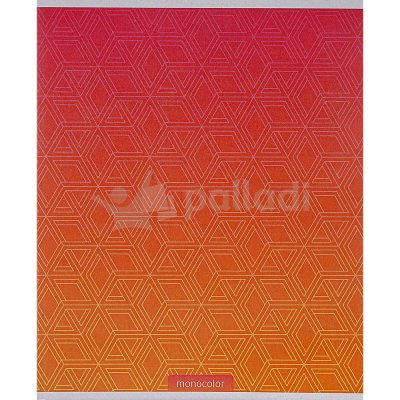Тетрадь общая в клетку 48 листов Mono color оранжевый арт. 25018