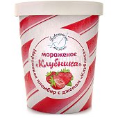 Мороженое Поронайск пломбир клубника 450г 15%