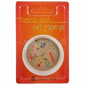 Штамп для дизайна ногтей NailStylist Art Stamp A23