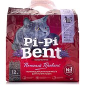 Наполнитель для кошек комкующийся Pi-Pi- Bent Нежный прованс 5кг