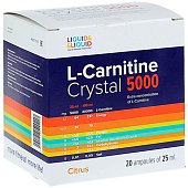 Liquid & Liquid L-Carnitine Crystal 5000 (20x25 мл)