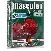 Презервативы Masculan Classic4 XXL Увеличенного размера (3шт)