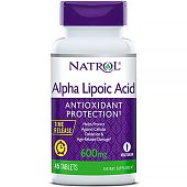 Natrol Alpha Lipoic Acid 600mg (45 таб)