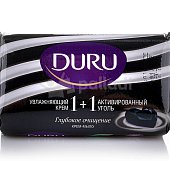 Мыло туалетное DURU Активированный уголь 90г