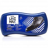 Губка для обуви UNIMAX для гладкой кожи Черная волна