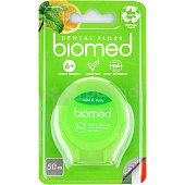 Зубная нить BioMed с ароматом мяты и юдзу 50м