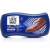 Губка для обуви UNIMAX для гладкой кожи Бесцветная волна