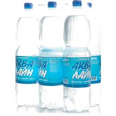 Минеральная вода Аква Лайн 1,5л газ 1 упак (6штук)