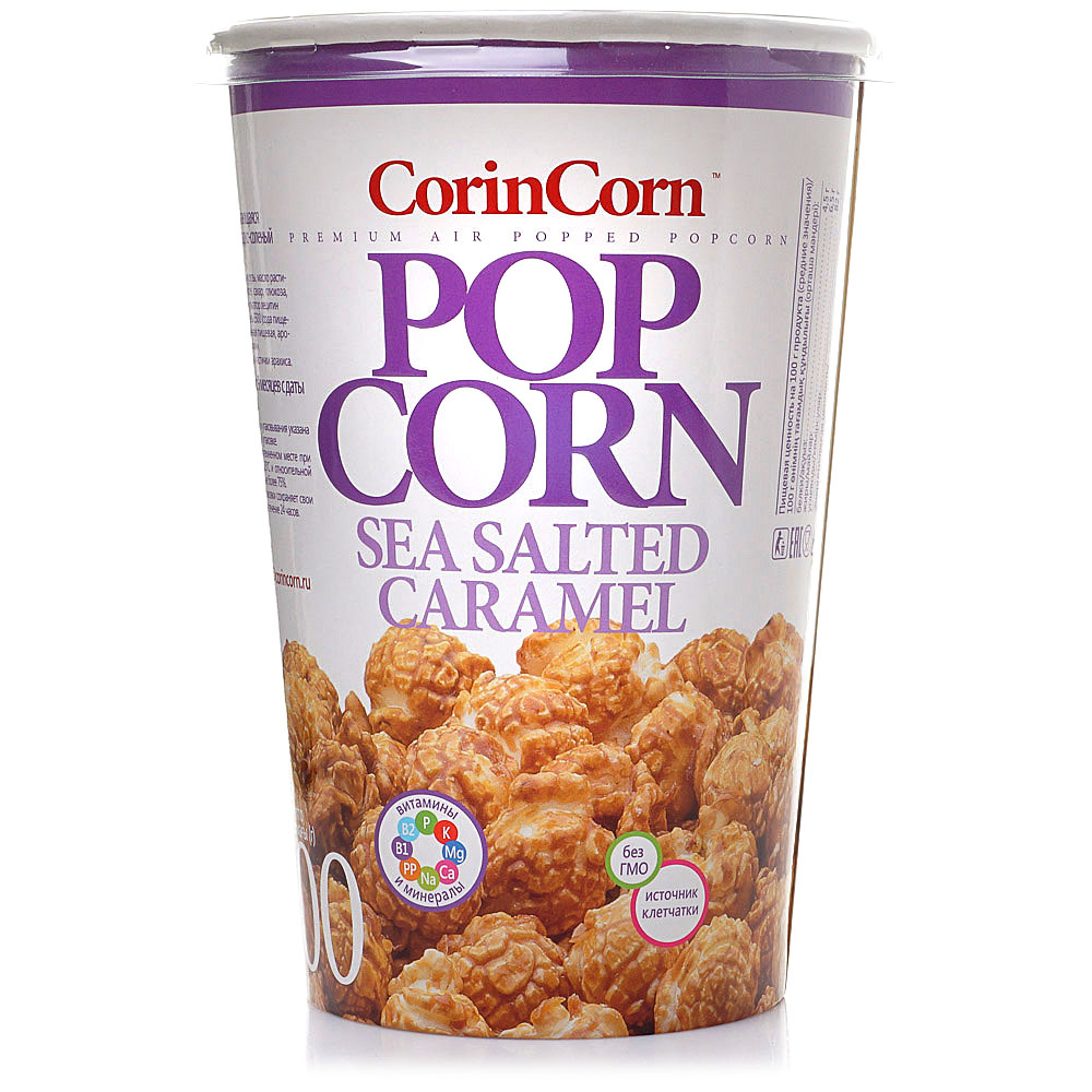 Попкорн Corin Corn Карамель 90г сладко-соленый купить за 125 руб. с ...