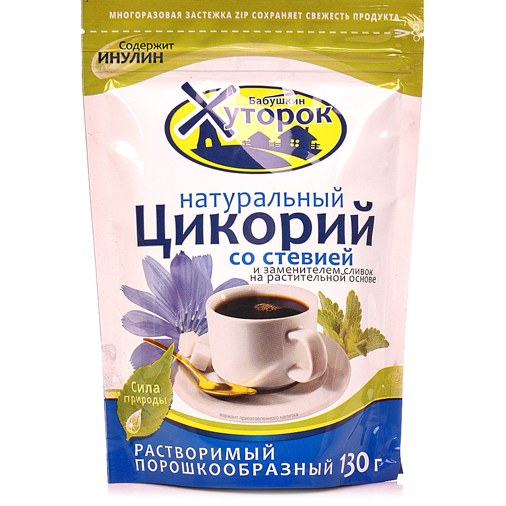 Цикорий Хуторок 100г со стевией и сливками купить за 93 руб. с ...