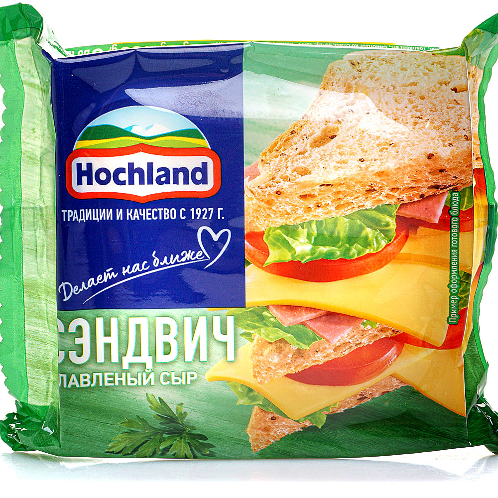Сыр плавленый Хохланд 150г сэндвич купить за 158 руб. с доставкой на ...
