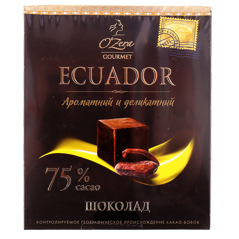 Шоколад O, Zera ECUADOR 90г в кубиках 75% какао купить за 99 руб. с ...