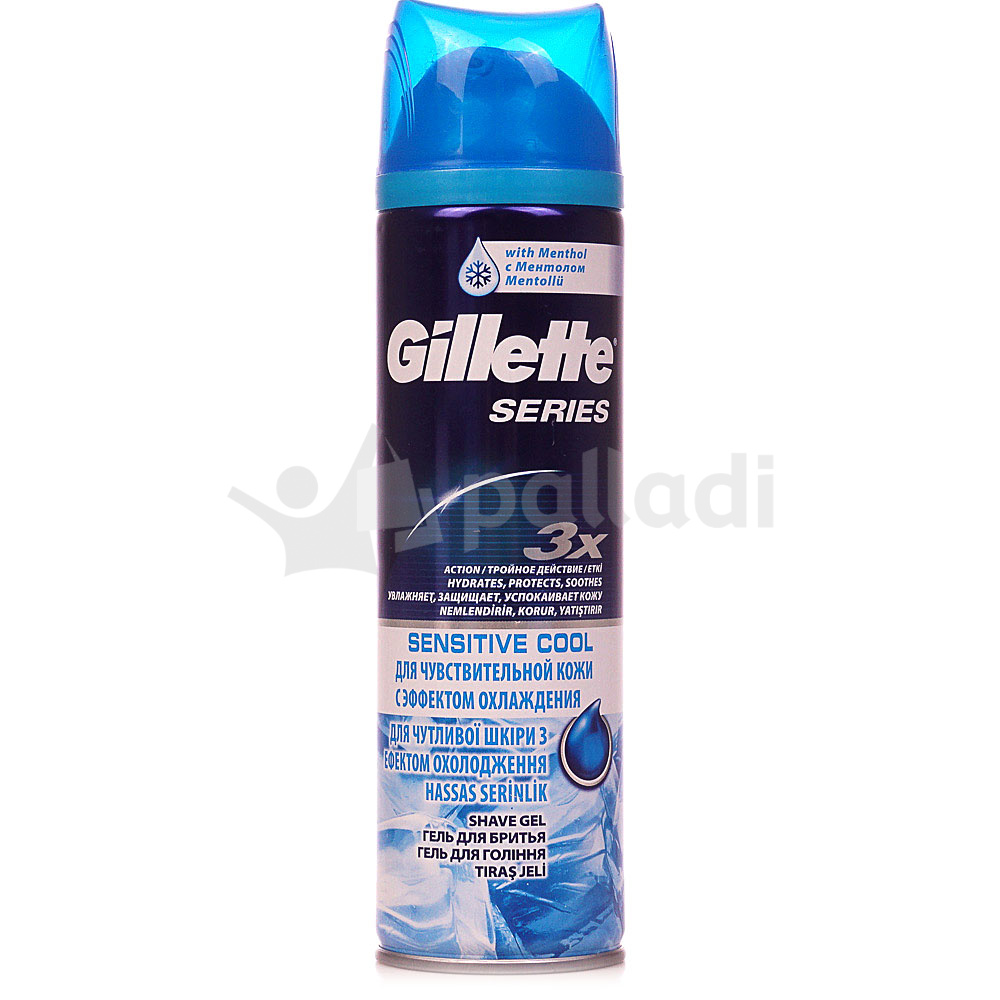 gillette series sensitive shave gel