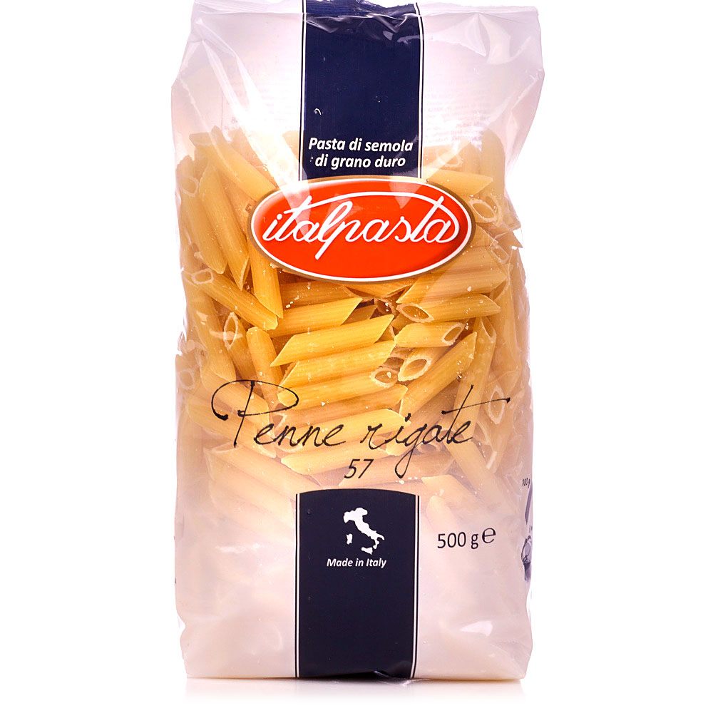 Макаронные изделия Italpasta 500г № 57 перья рифленные купить за 119 ...