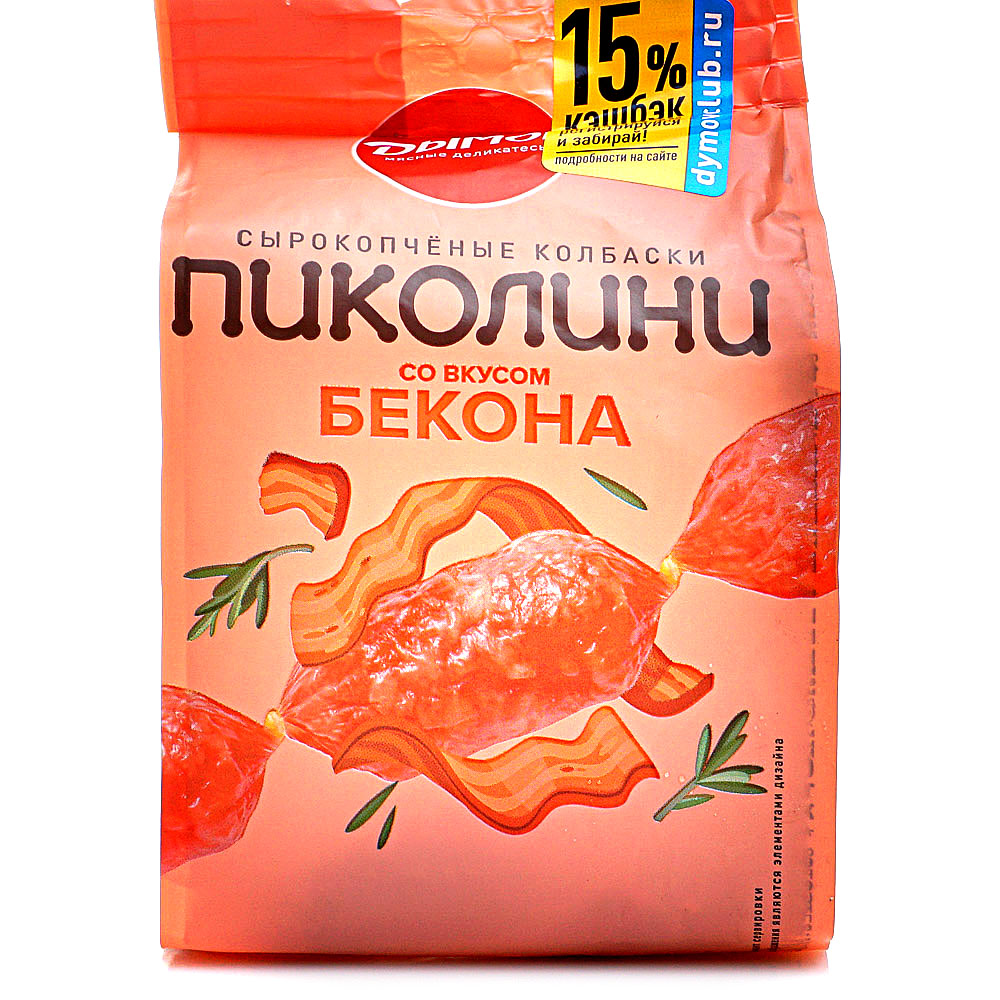 Дымов колбаски сырокопченые Пиколини 50г бекон купить за 123 руб. с ...