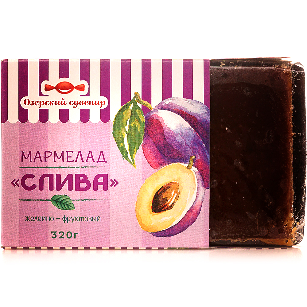 Мармелад Озерский сувенир 320г Слива желейно-фйруктовый купить за 99 ...