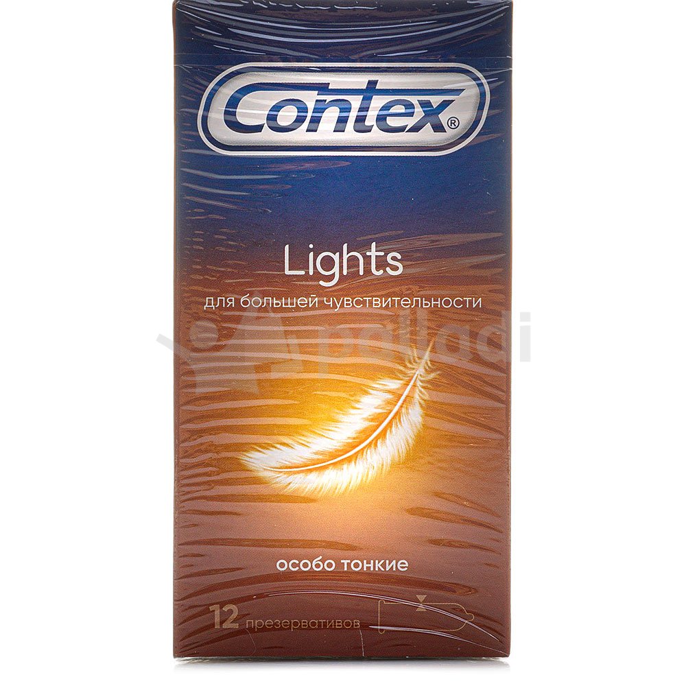 Презервативы CONTEX Lights особо тонкие (12шт) купить за 1 054 руб. с  доставкой на дом в интернет-магазине «Palladi» в Южно-Сахалинске