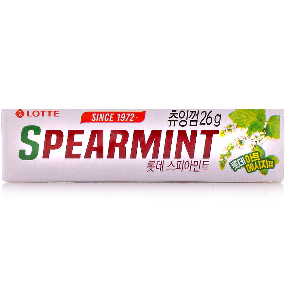Жевательная резинка Lotte Spearmint 26г мята купить за 89 руб. с ...