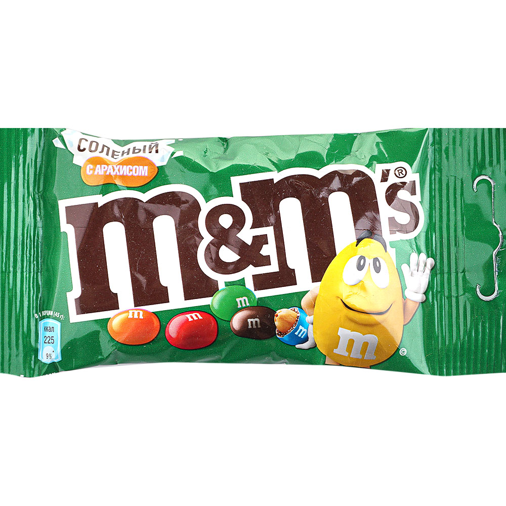 Драже M&Ms с соленым арахисом 45г купить за 76 руб. с доставкой на дом ...