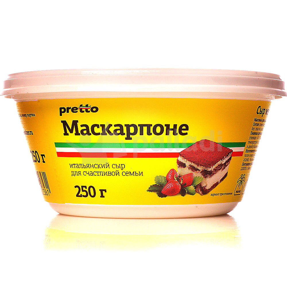 Pretto сыр маскарпоне мягкий 80 250г пл/ст. Pretto маскарпоне творожный. Сыр pretto маскарпоне 80% 500г. Маскарпоне претто 250г. Сыр мягкий pretto маскарпоне 80%, 250 г.