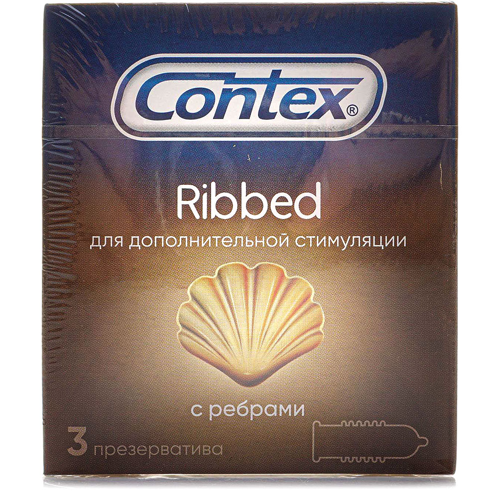 Презервативы CONTEX Ribbed с ребрами 3шт купить за 316 руб. с доставкой на  дом в интернет-магазине «Palladi» в Южно-Сахалинске