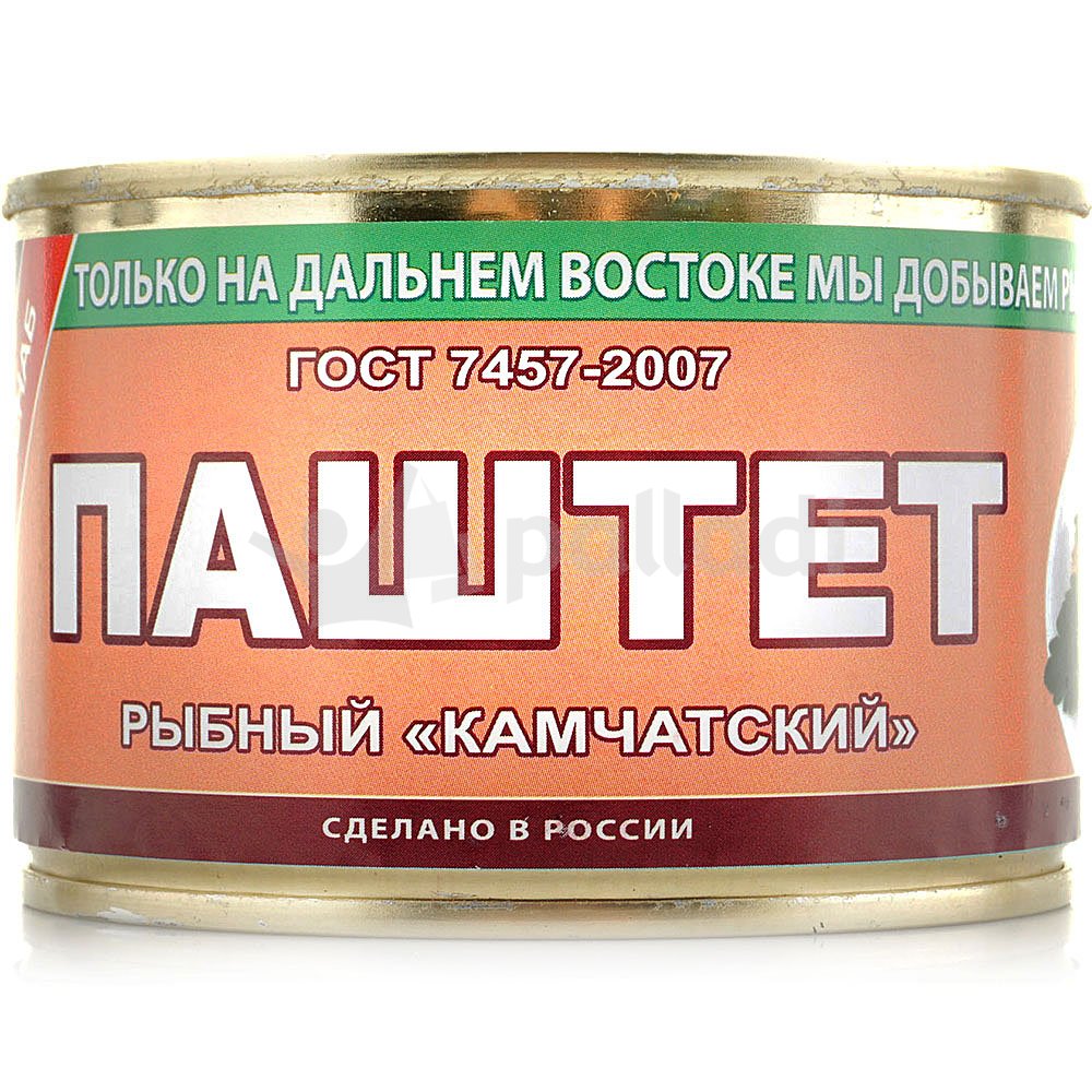 Паштет рыбный Камчатский 250г купить за 76 руб. с доставкой на дом в  интернет-магазине «Palladi» в Южно-Сахалинске