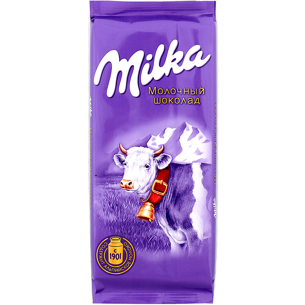 Шоколад молочный Milka, 90 г