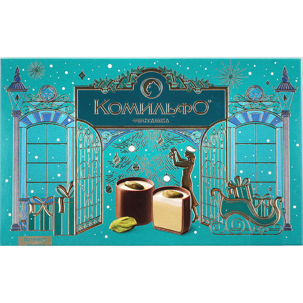 Конфеты Комильфо 116г фисташка купить за 803 руб. с доставкой на дом в ...