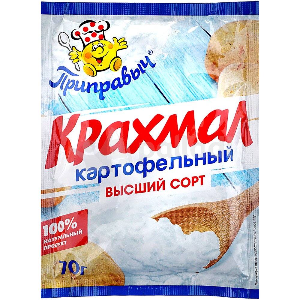 Приправыч 70г Крахмал картофельный в/с 1/20