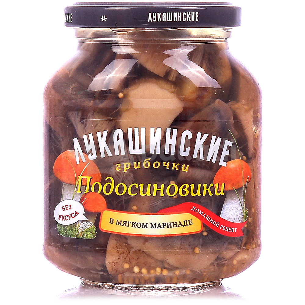 Грибы Лукашинское 340г Подосиновики в мягком маринаде купить за 208 руб. с  доставкой на дом в интернет-магазине «Palladi» в Южно-Сахалинске