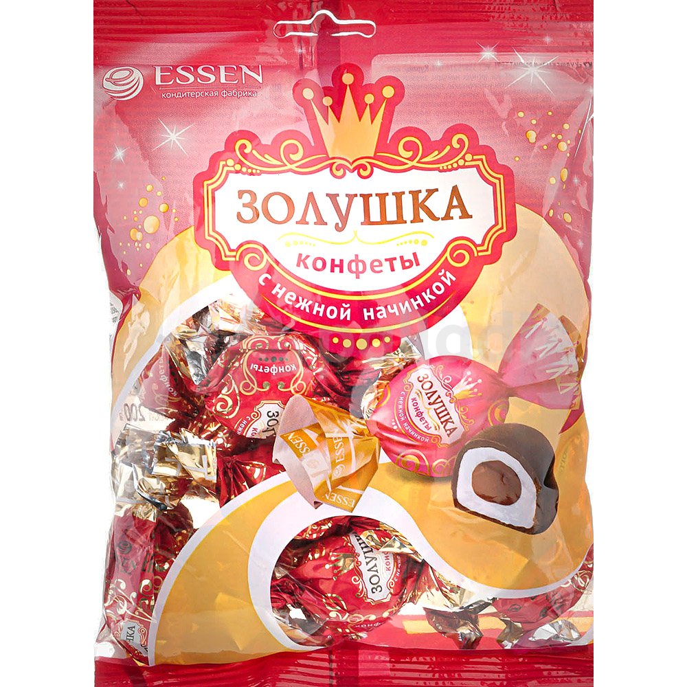Конфеты Эссен Золушка 200г с нежной начинкой купить за 121 руб. с ...