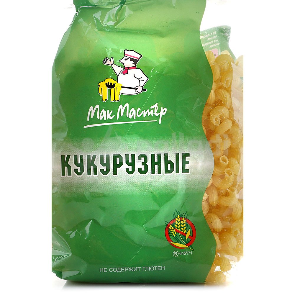 Макаронные изделия Мак Мастер кукурузные 300г рифленая трубочка купить за  213 руб. с доставкой на дом в интернет-магазине «Palladi» в Южно-Сахалинске