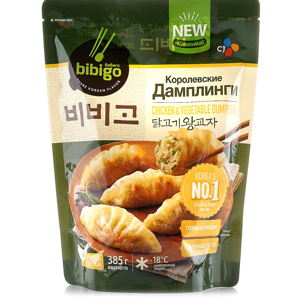 Дамплинги Bibigo 385г Королевские с курицей купить за 469 руб. с ...