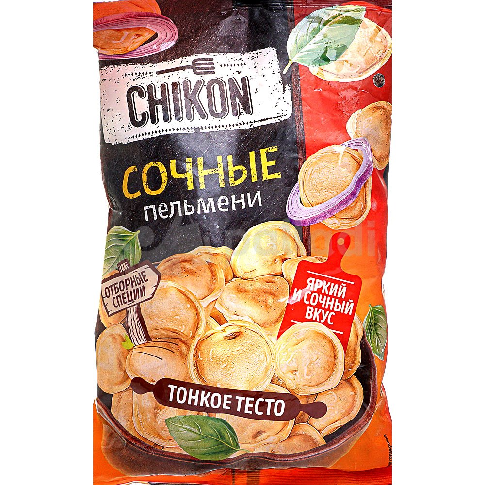 Пельмени Chikon 900г сочные купить за 389 руб. с доставкой на дом в ...