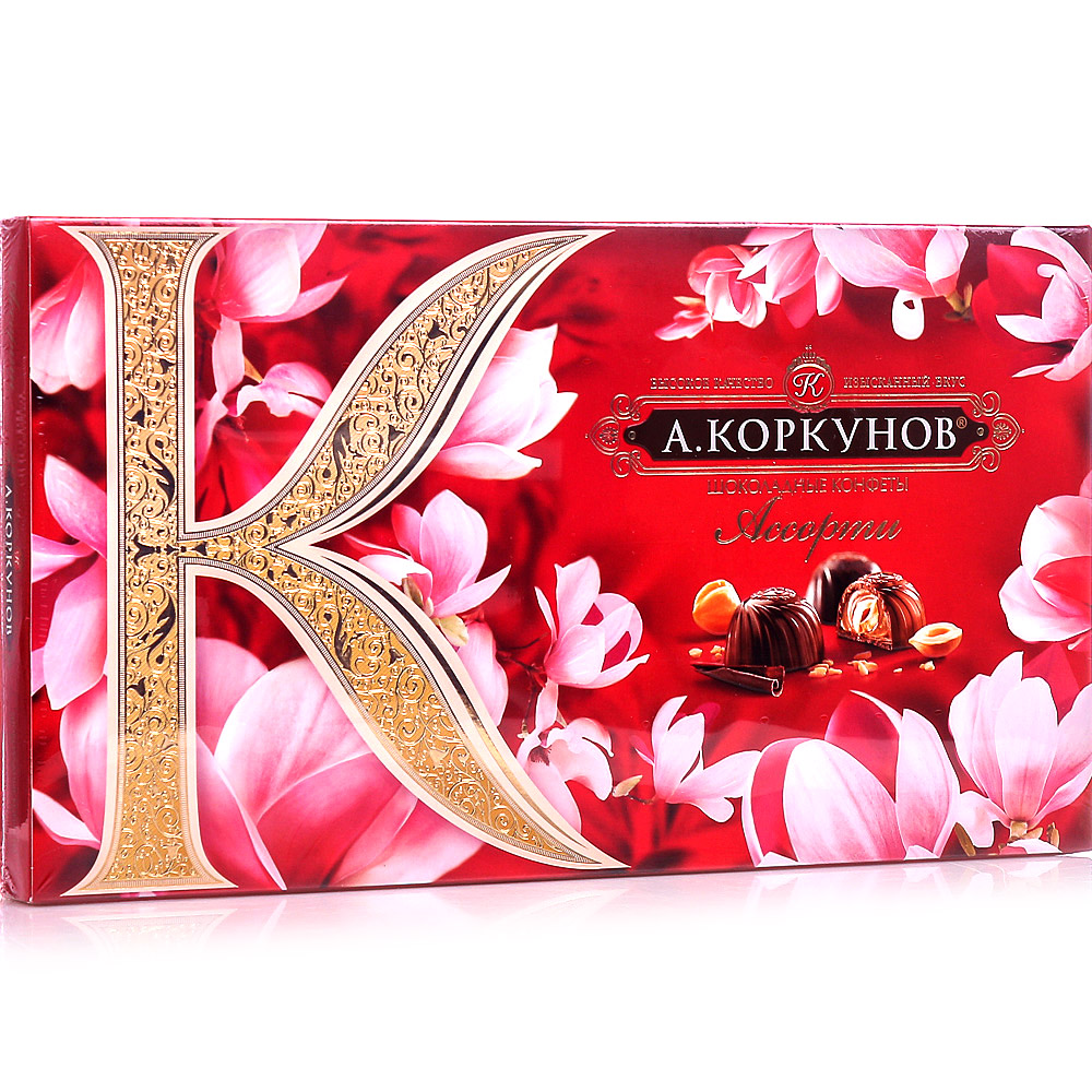 Конфеты Коркунов 192г ассорти темный и молочный шоколад купить за 489 ...