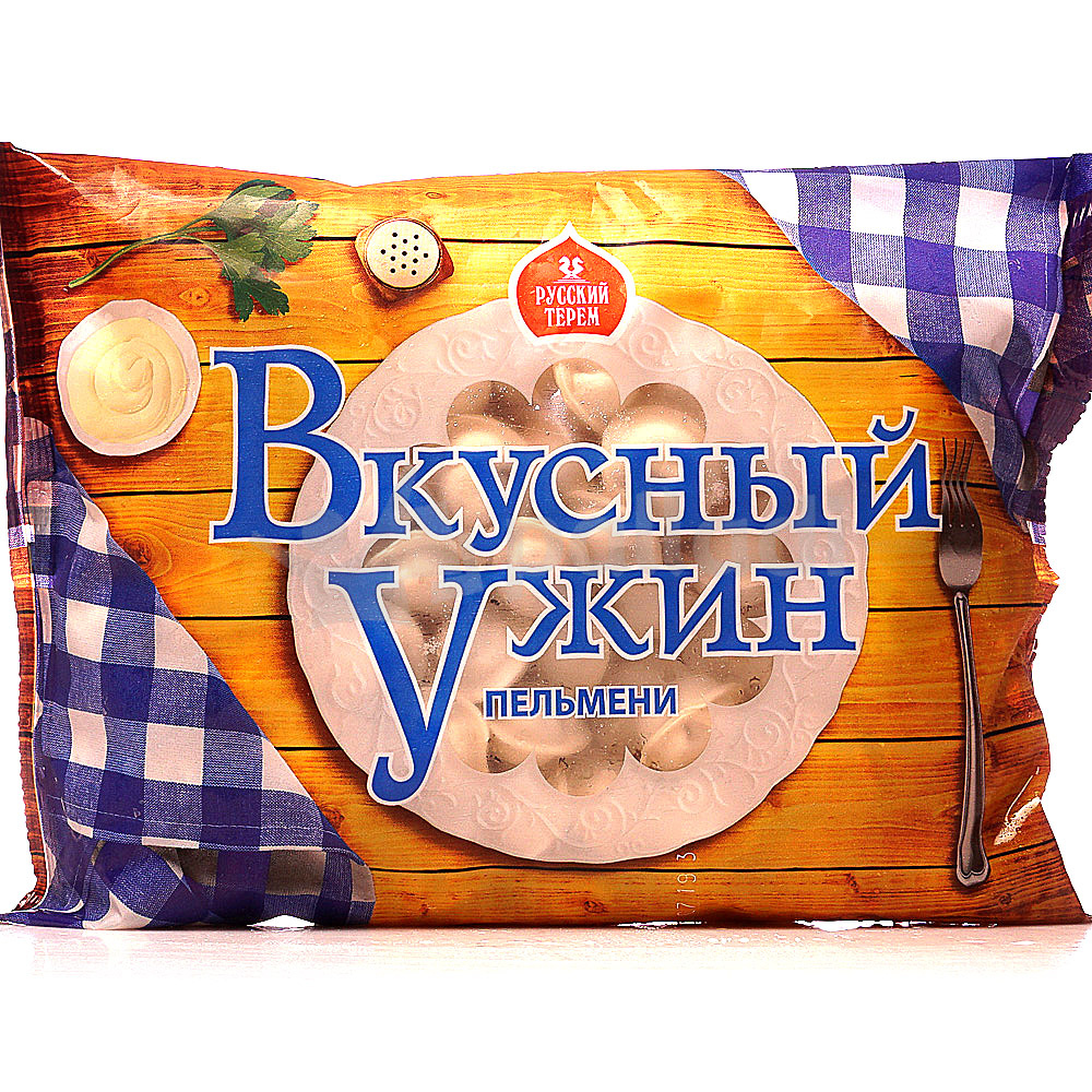 Пельмени Вкусный ужин 800г Сибирский гурман 1/8