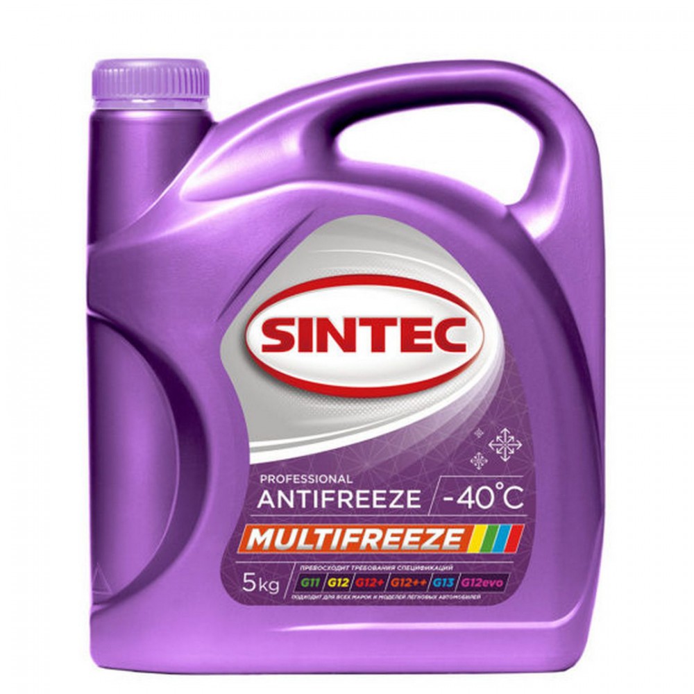 Антифриз sintec. 800534 Sintec. Sintec Multi Freeze g12++. Антифриз Sintec Multi Freeze 5 кг. Антифриз Sintec Multi Freeze допуск.