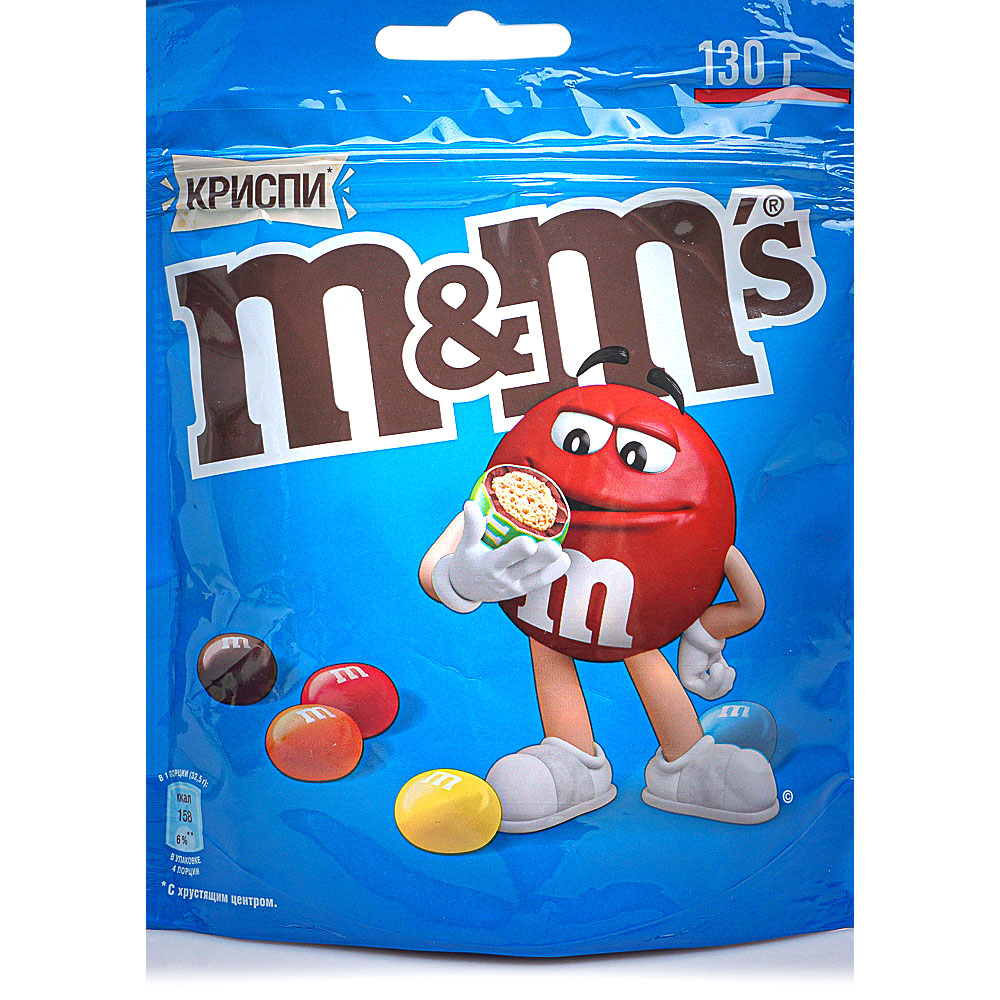 Драже M&Ms Криспи 130г купить за 199 руб. с доставкой на дом в интернет ...