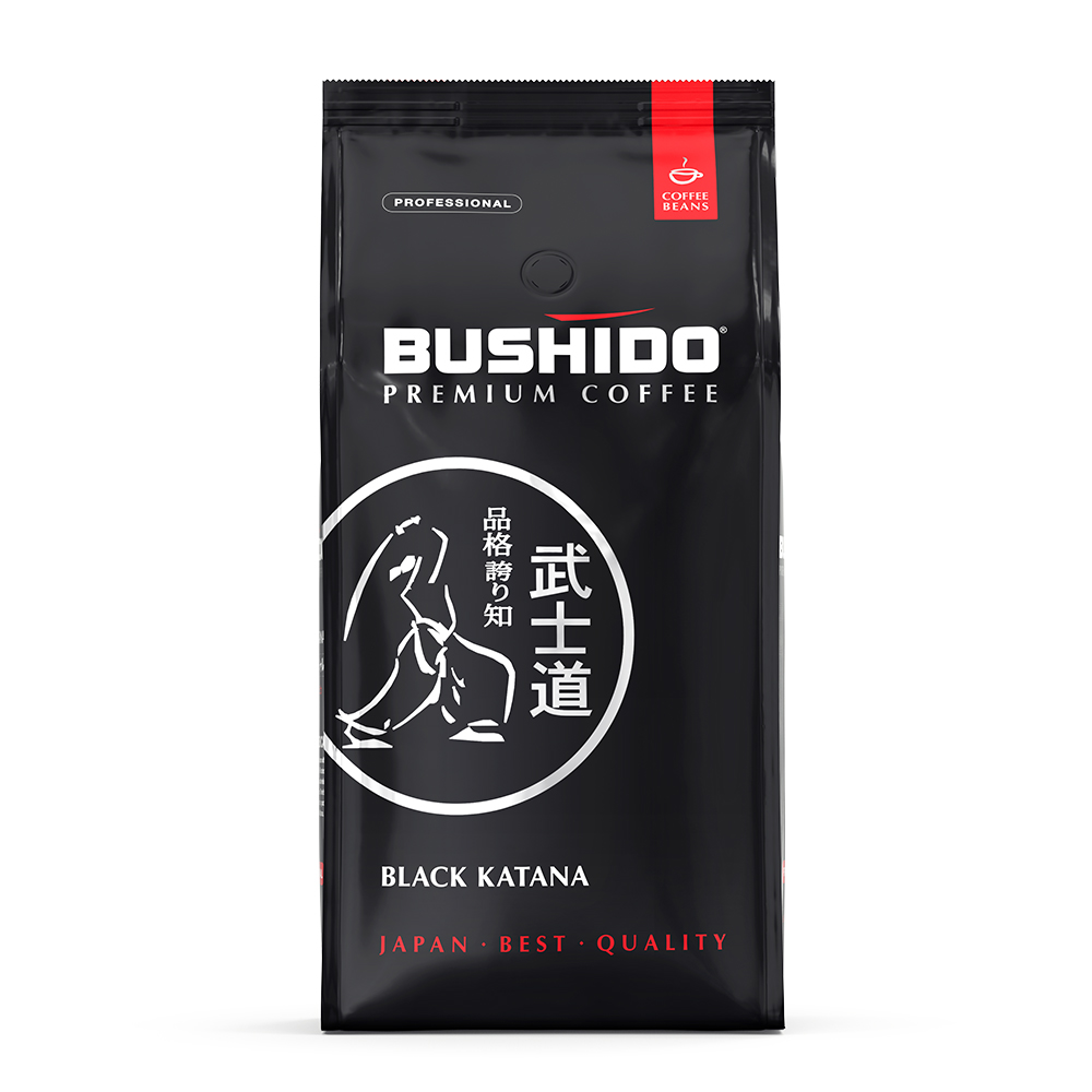 Кофе в зернах bushido black. Бушидо кофе в зернах Блэк катана. Bushido кофе в зернах черный. Bushido кофе в зернах 1 кг. Кофе в зернах 1 кг Бушидо чёрный.