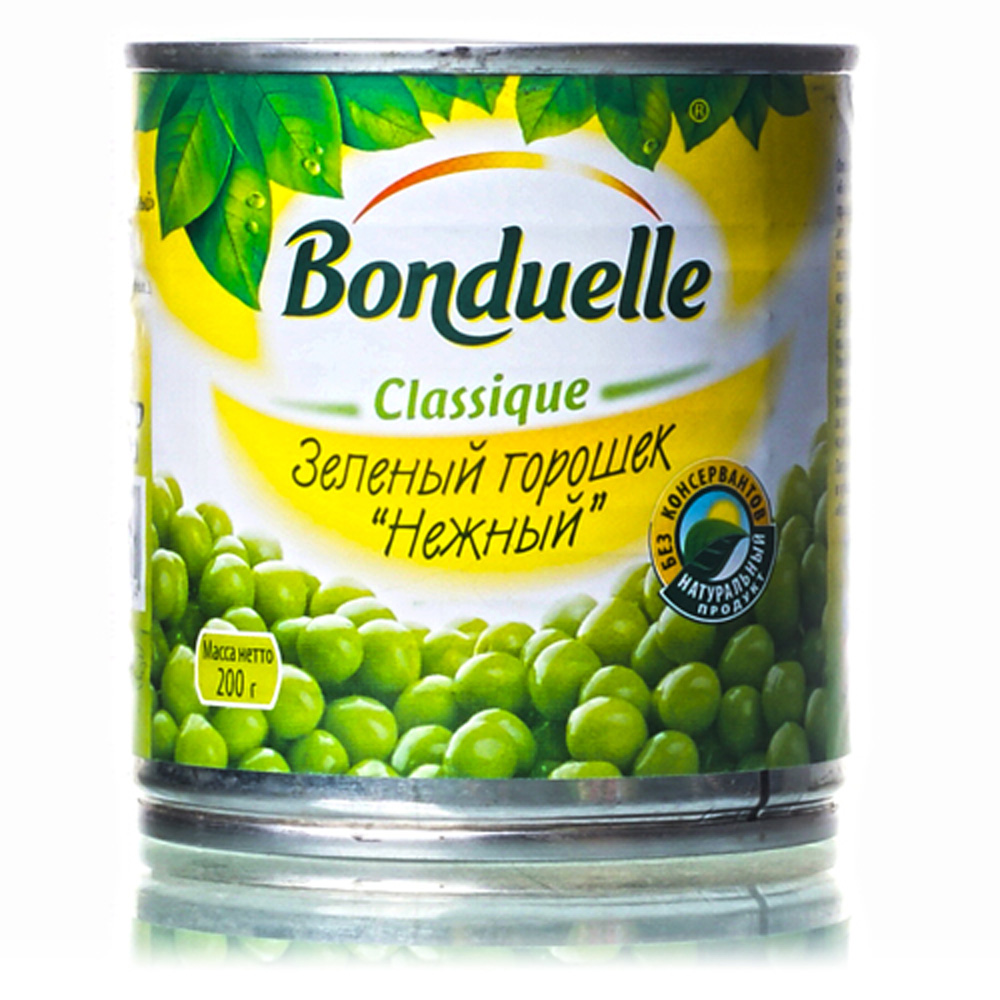 Bonduelle зеленый горошек Нежный, 200 г