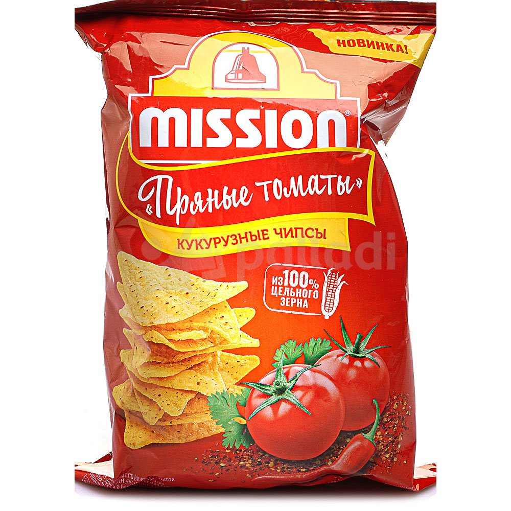 Чипсы кукурузные MISSION 90г пряные томаты купить за 133 руб. с ...