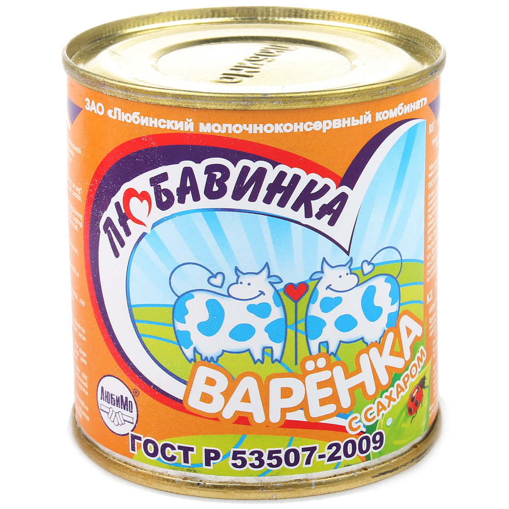 Сгущенка Любавинка Омск вареная с сахаром 8,5% 380г ж/б купить за 168 руб.  с доставкой на дом в интернет-магазине «Palladi» в Южно-Сахалинске