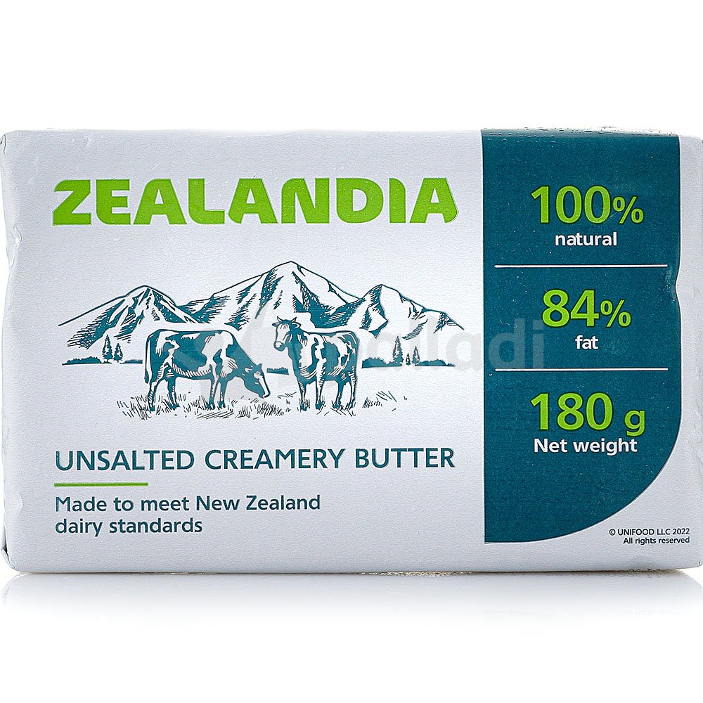 Масло сливочное Zealandia 84% 180г