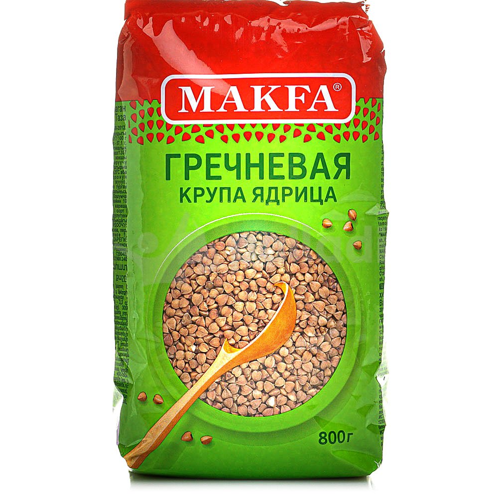 Крупа Макфа 800г гречневая отборная 1/6