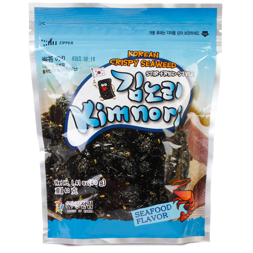 Морские водоросли сушеные 40г вкус морепродуктов купить за 206 руб. с ...