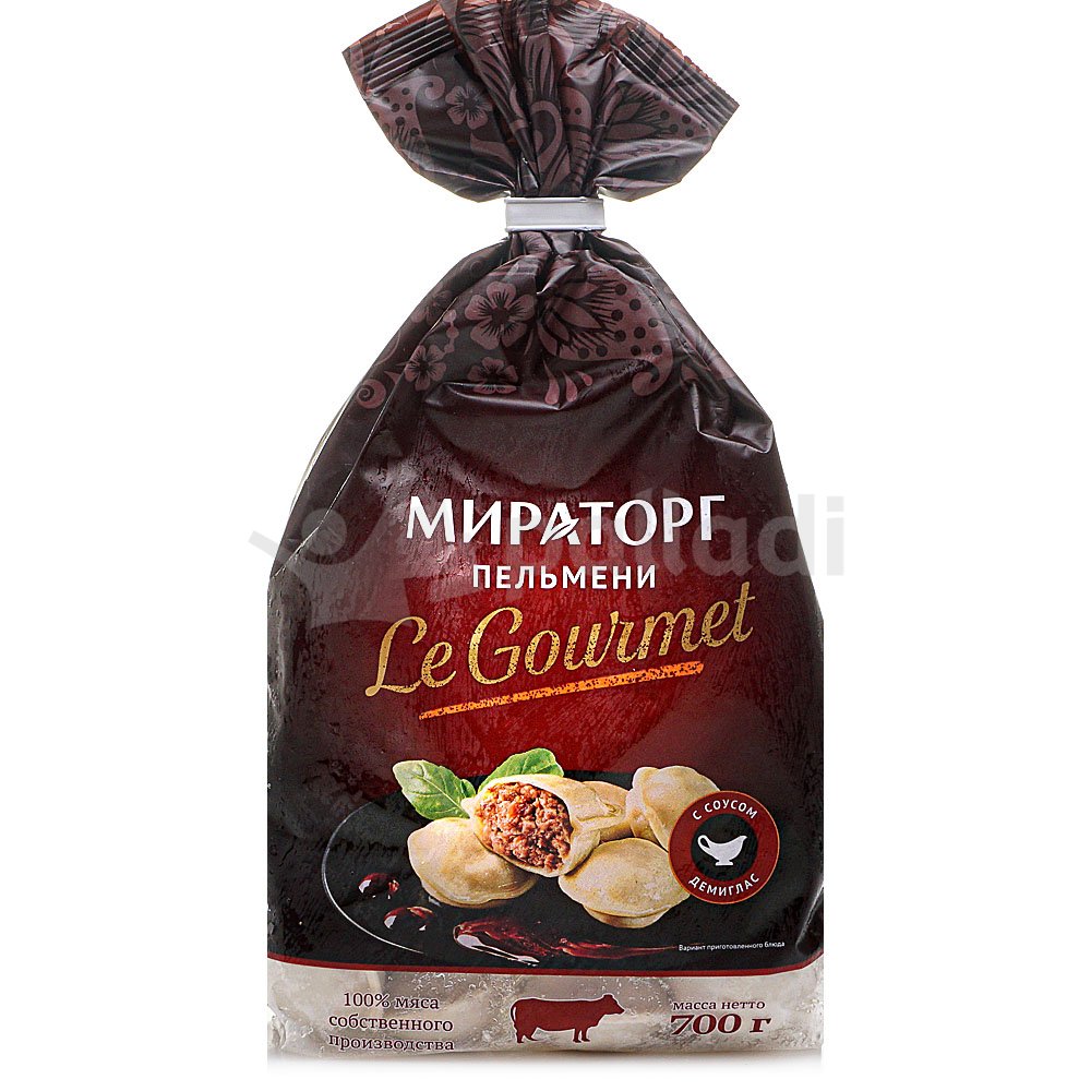 Пельмени Мираторг 700г Le Gourmet говяжьи с соусом Демиглас