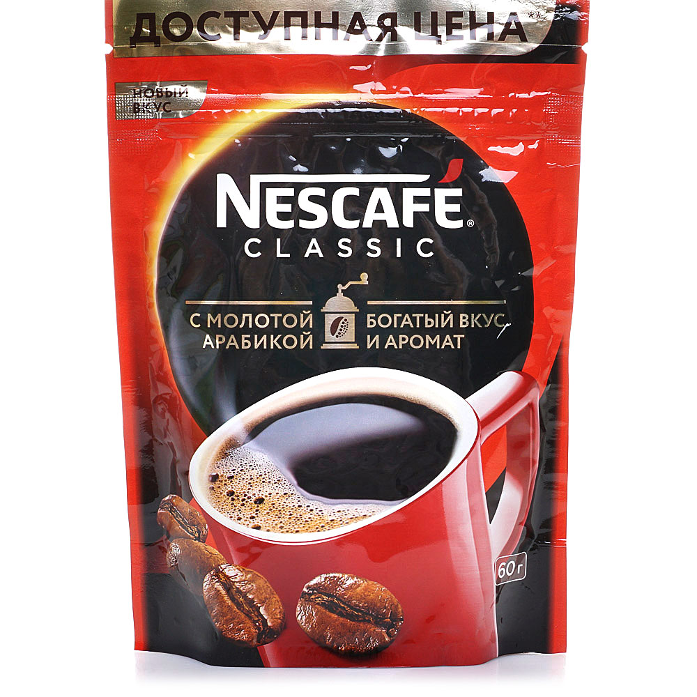 Кофе Нескафе Классик 60гр м/у купить за 139 руб. с доставкой на дом в ...