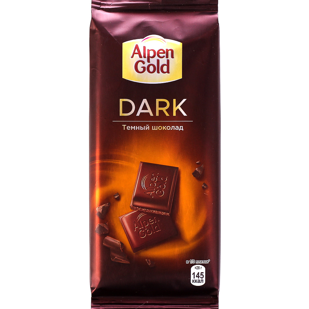 Шоколад Альпен Гольд темный 80г DARK купить за 105 руб. с доставкой на ...