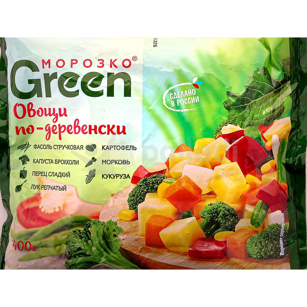 Морозко Green Овощи по-деревенски 400г